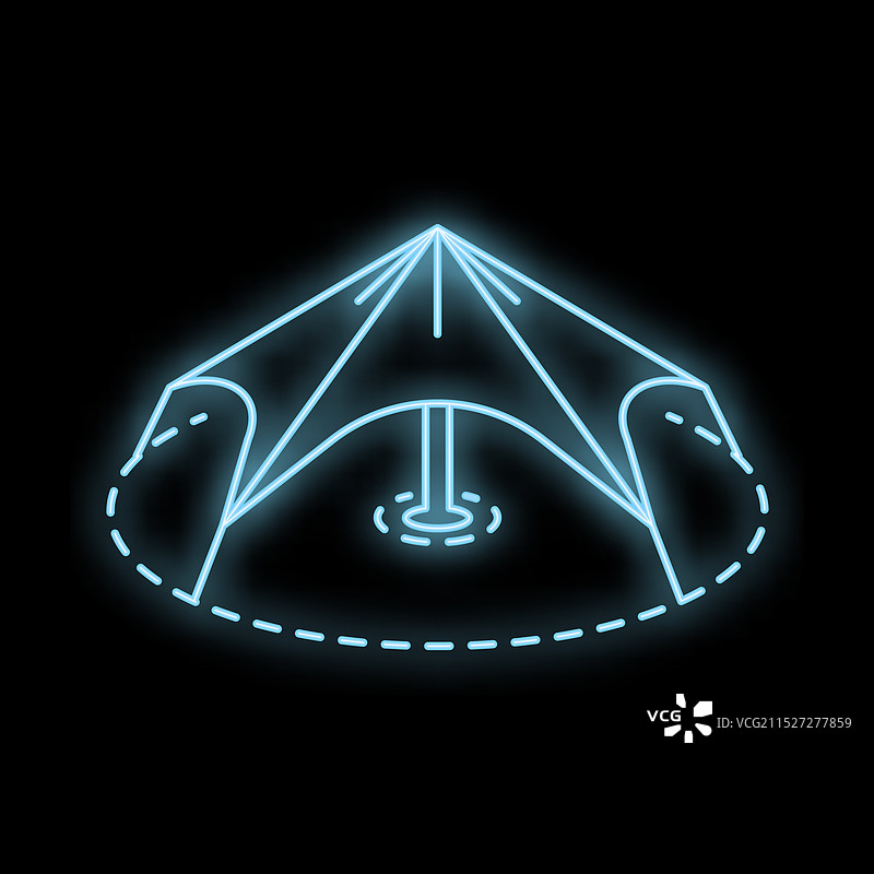 户外活动蓝色遮阳篷图片素材