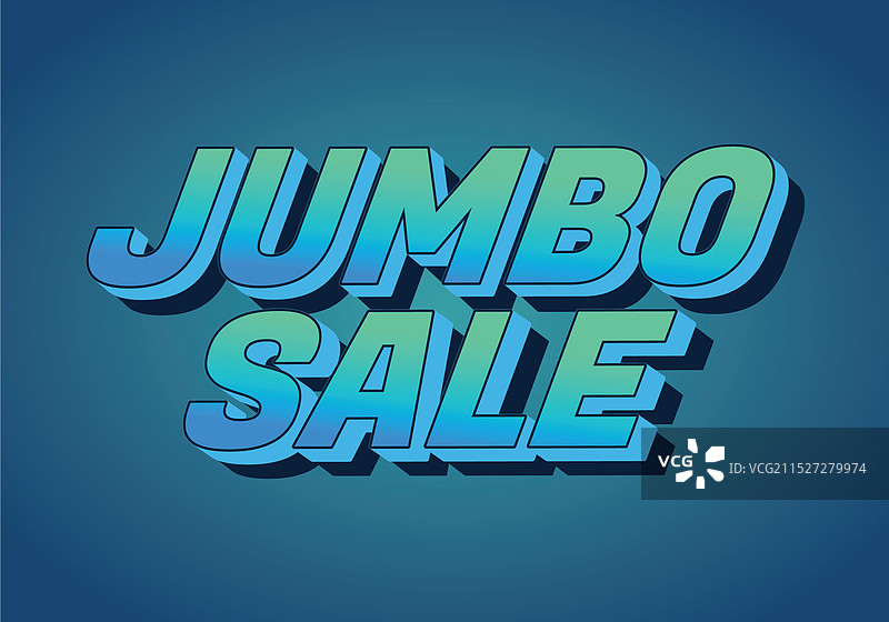 现代3D色彩巨型促销文字效果图片素材