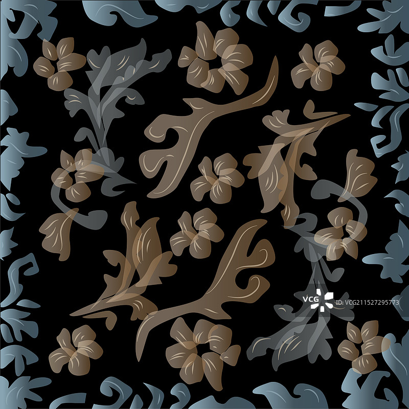 花卉边框背景图片素材