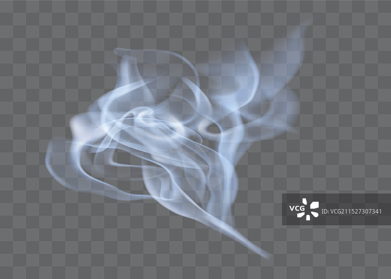 白色独立香烟烟雾集合图片素材