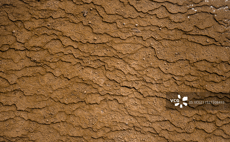 白水台钙化池纹理图案图片素材