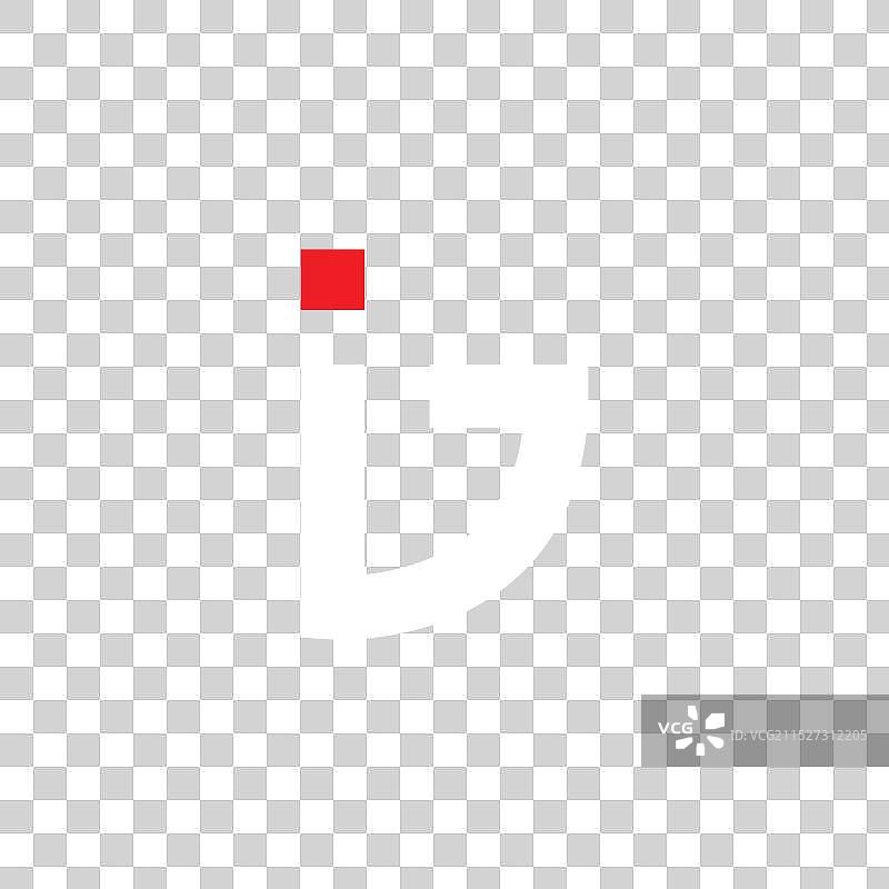 抽象ID和IB字母图标概念设计图片素材