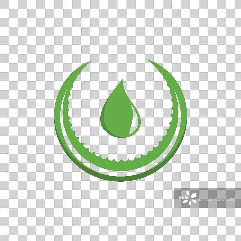 芦荟图标元素概念设计模板图片素材