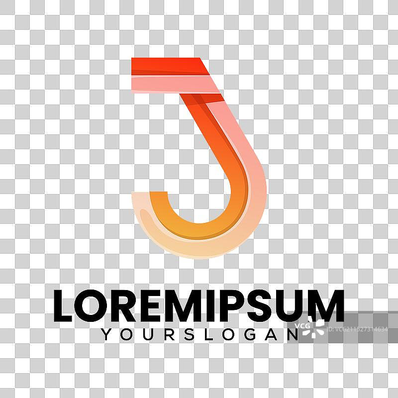 字母J创意标志设计图片素材