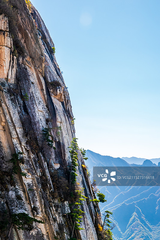 华山，奇险天下第一山图片素材