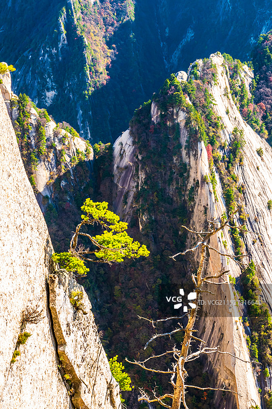 华山，奇险天下第一山图片素材
