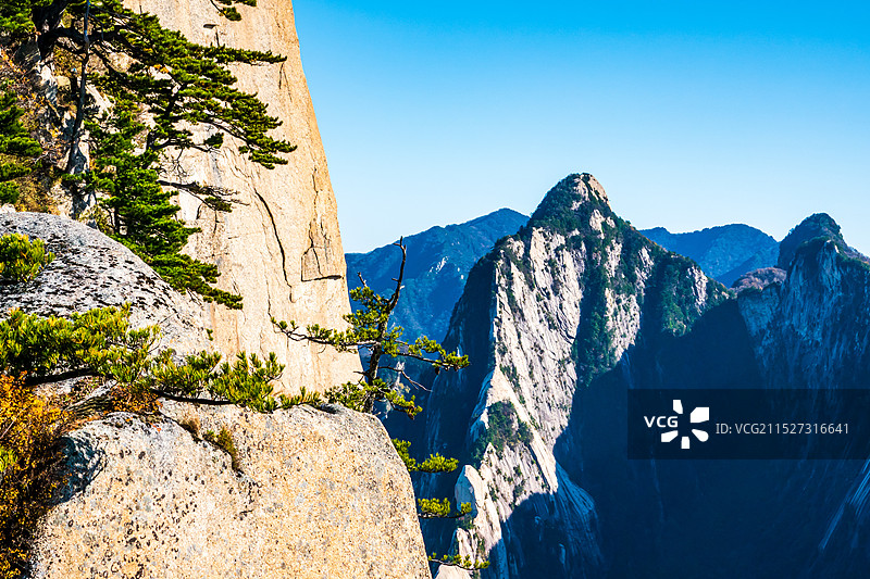 华山，奇险天下第一山图片素材