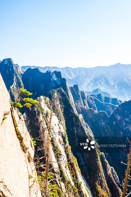 华山，奇险天下第一山图片素材