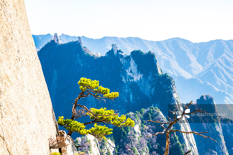 华山，奇险天下第一山图片素材