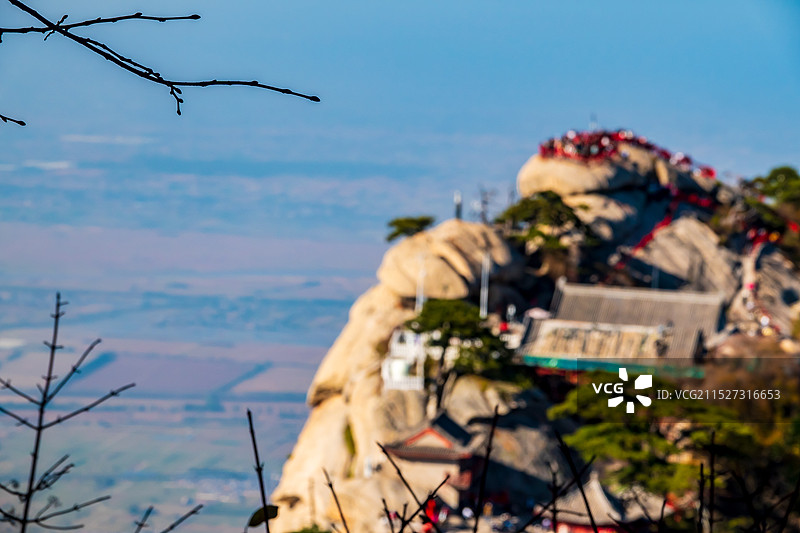 华山，奇险天下第一山图片素材
