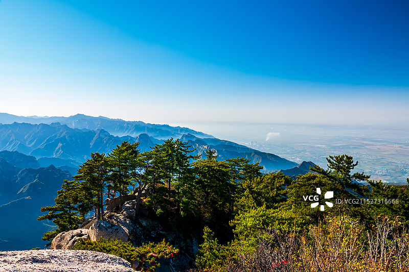华山，奇险天下第一山图片素材