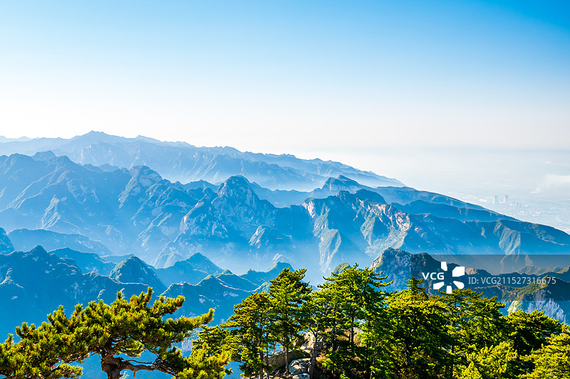 华山，奇险天下第一山图片素材