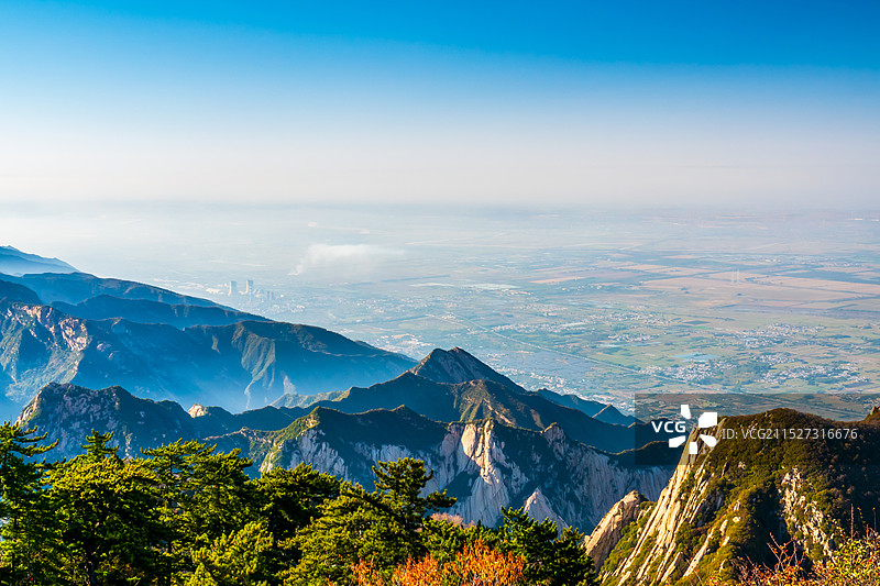 华山，奇险天下第一山图片素材