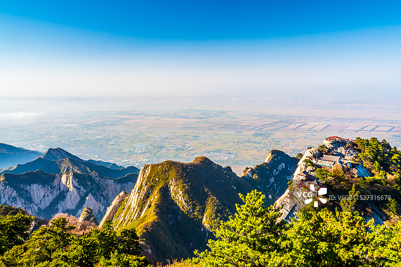 华山，奇险天下第一山图片素材