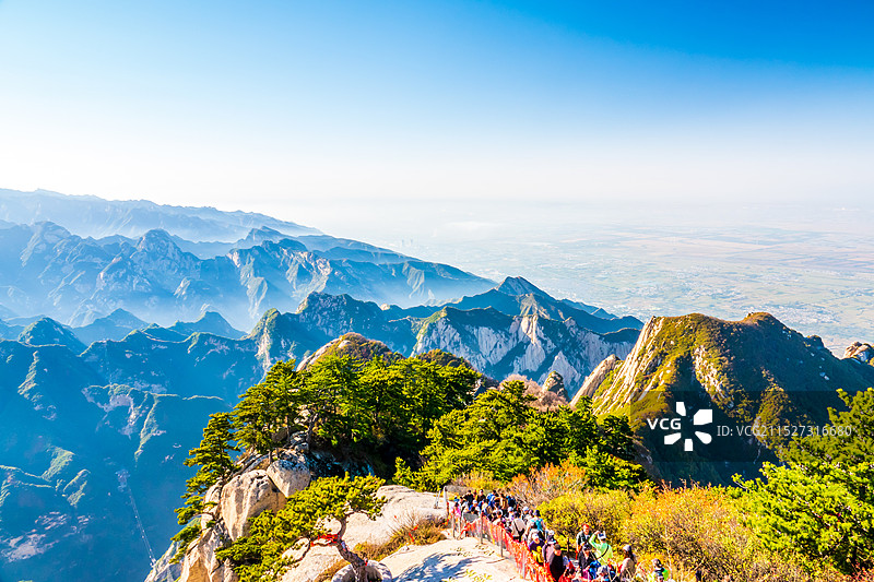 华山，奇险天下第一山图片素材