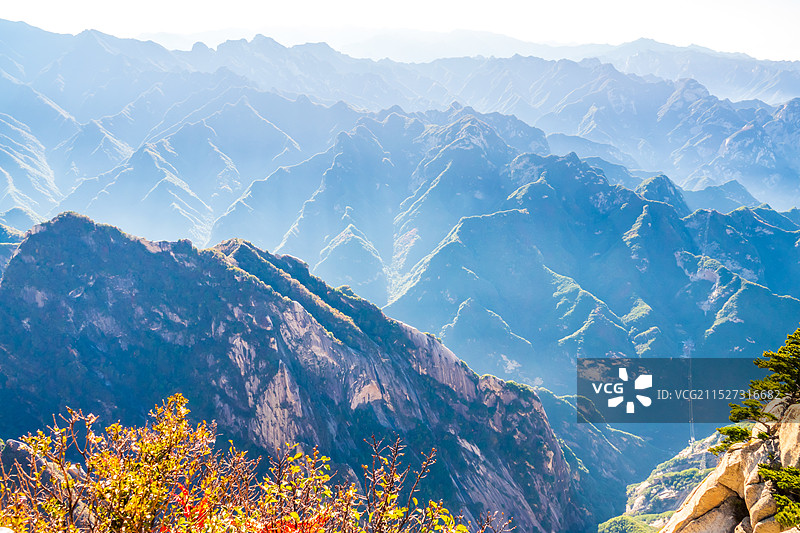 华山，奇险天下第一山图片素材