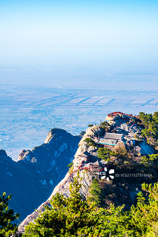 华山，奇险天下第一山图片素材