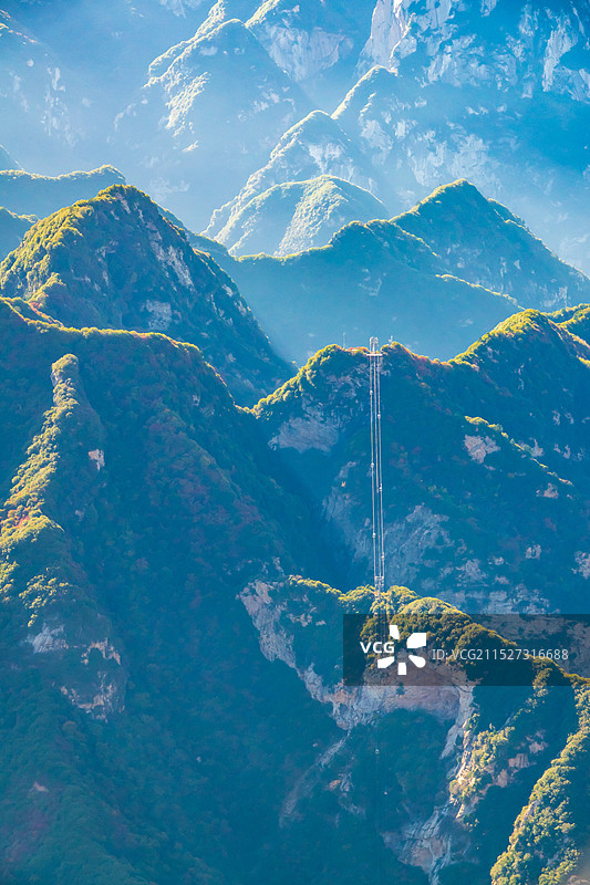 华山，奇险天下第一山图片素材