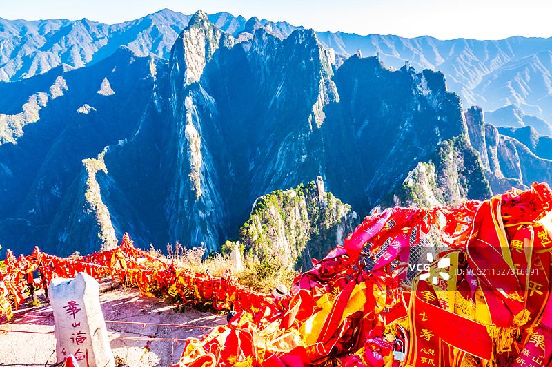 华山，奇险天下第一山图片素材