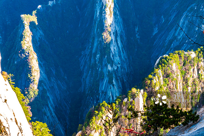 华山，奇险天下第一山图片素材