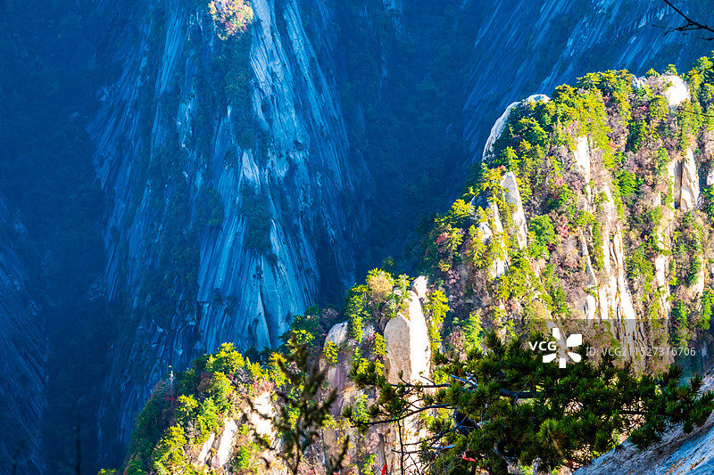 华山，奇险天下第一山图片素材