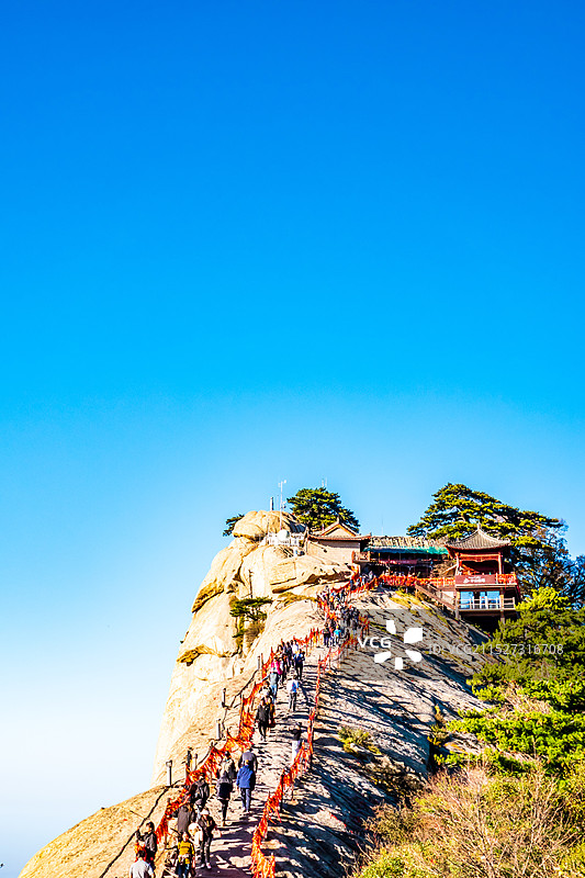 华山，奇险天下第一山图片素材