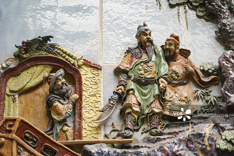 广东省佛山市顺德区西山庙精美建筑图片素材