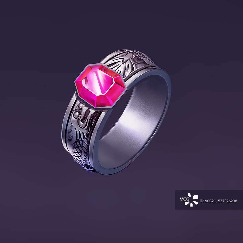 红宝石戒指图片素材