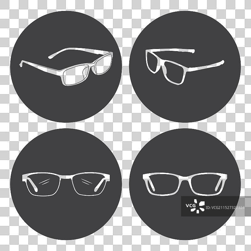 眼镜图标设计图片素材