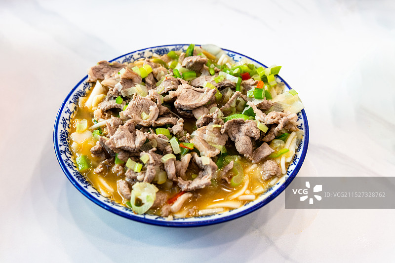 一碗青海河沿面片图片素材