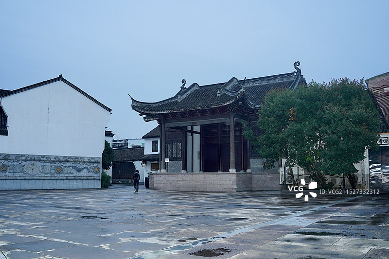 杭州河坊街古建筑图片素材