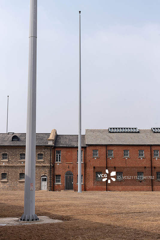 辽宁大连旅顺口风景-日俄监狱博物馆图片素材
