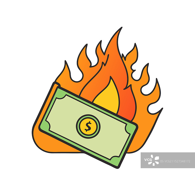 美元货币通货膨胀背景图片素材