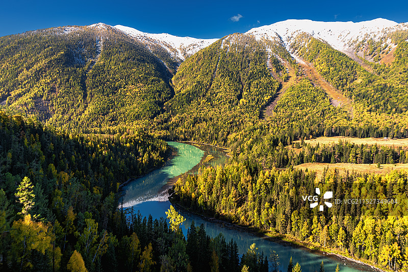 喀纳斯神仙湾图片素材