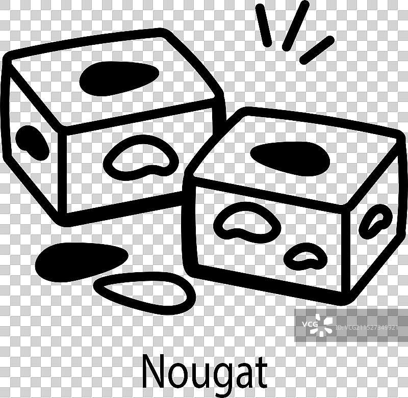 牛轧糖图片素材