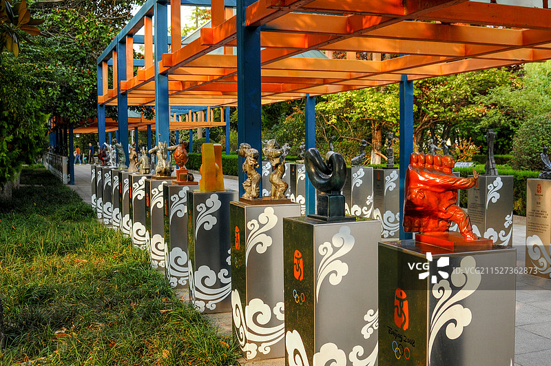 青岛奥林匹克雕塑文化园图片素材