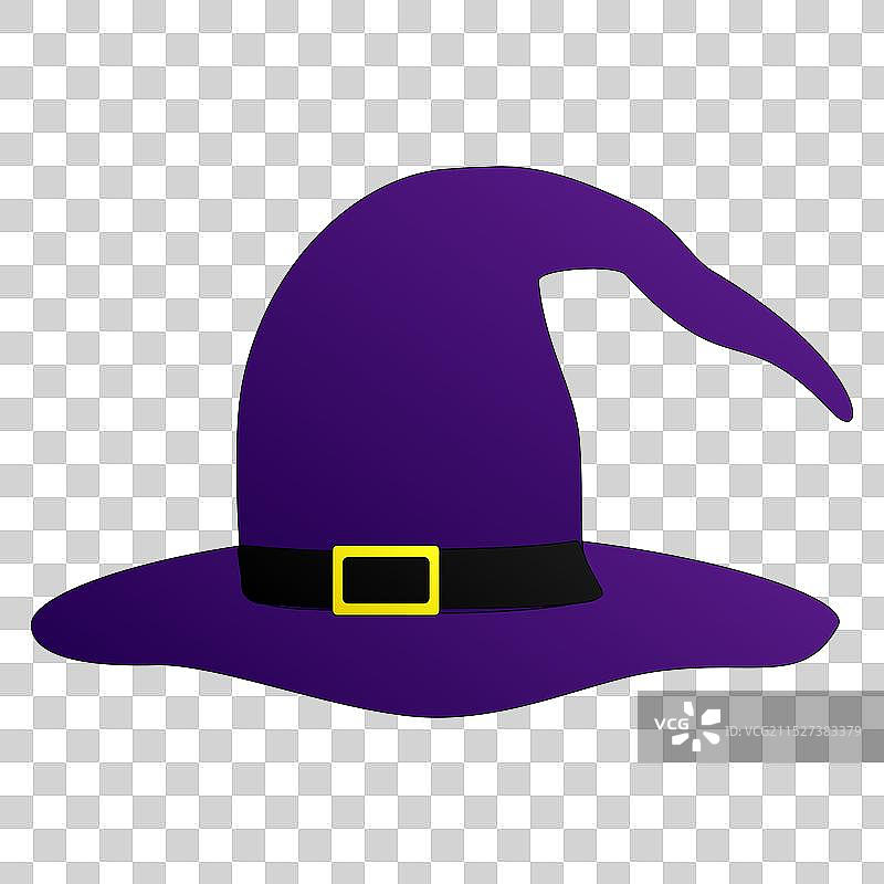 万圣节女巫帽图片素材