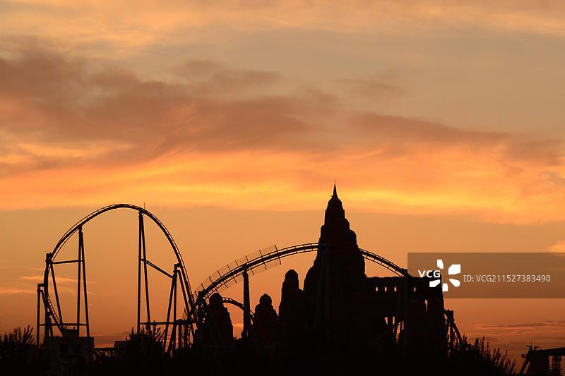 北京欢乐谷一天图片素材