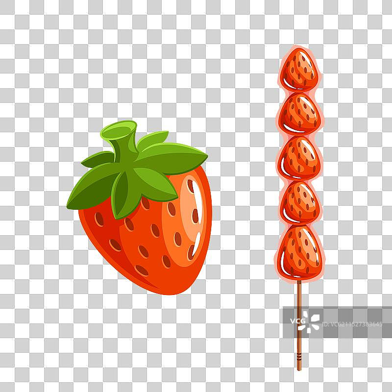 彩色糖葫芦街头小吃图片素材