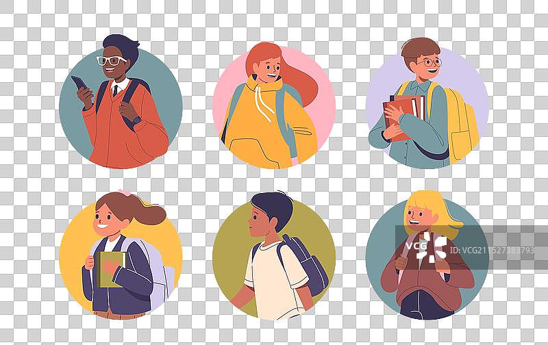 圆形图标或头像图片素材