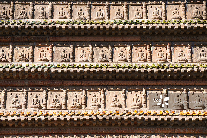 内蒙古 呼和浩特 五塔寺 金刚座舍利宝塔图片素材