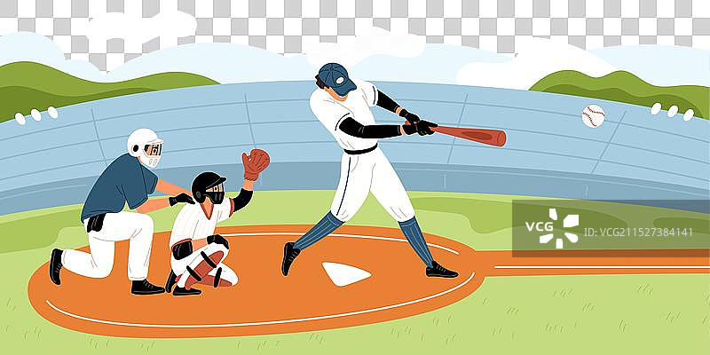 球场上的棒球运动员体育锦标赛图片素材