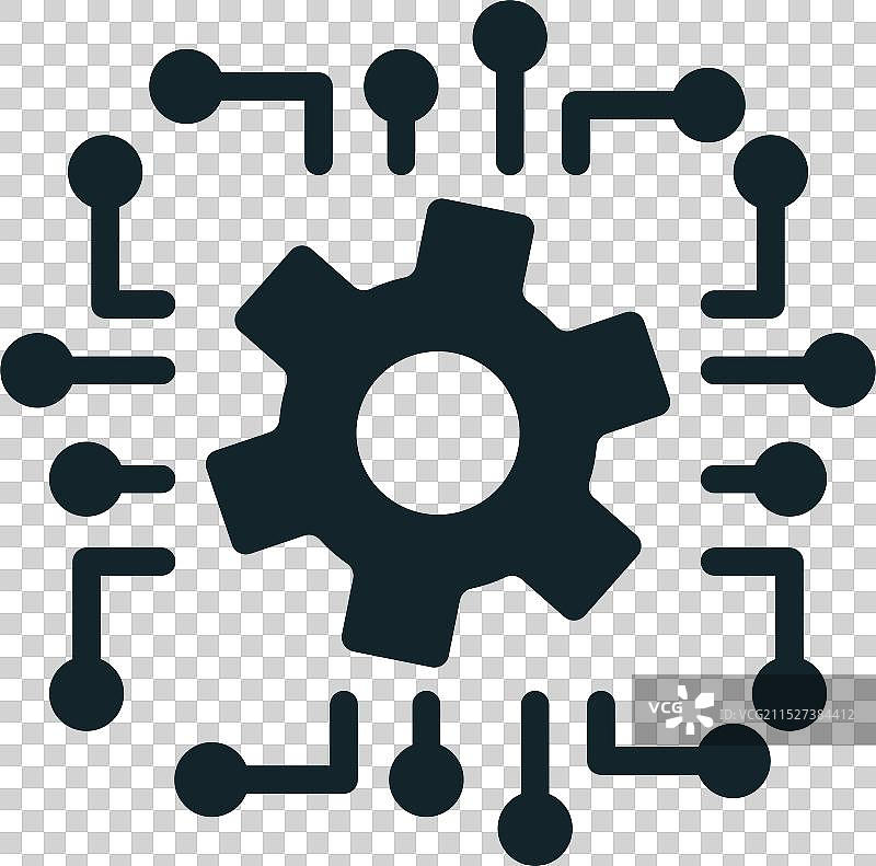 人工智能芯片数据处理图片素材