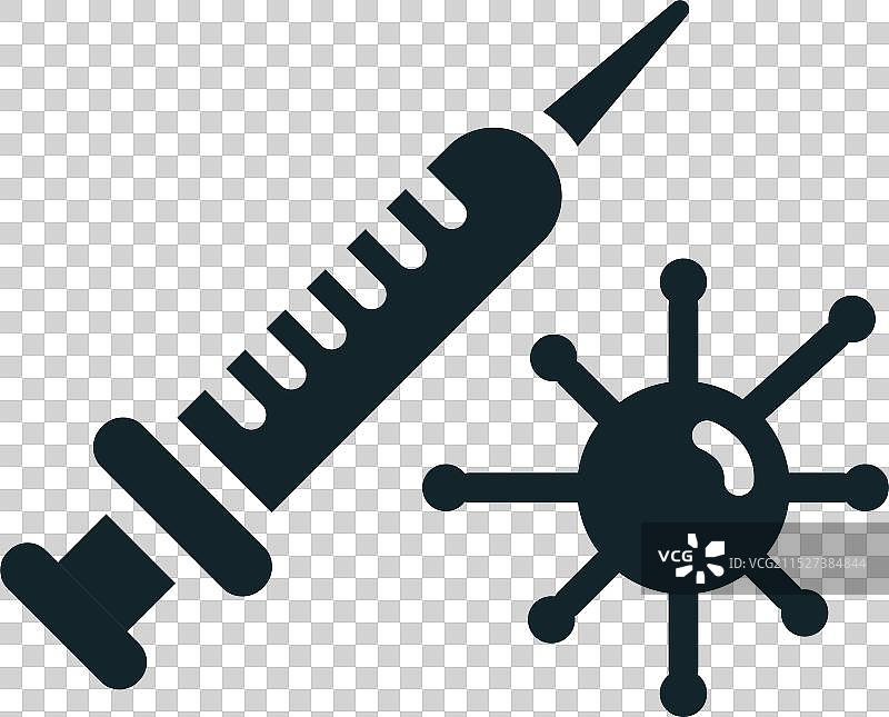 注射疫苗用注射器图片素材