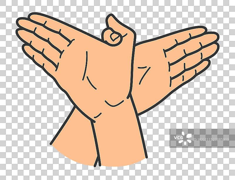 用手做游戏动物木偶戏图片素材