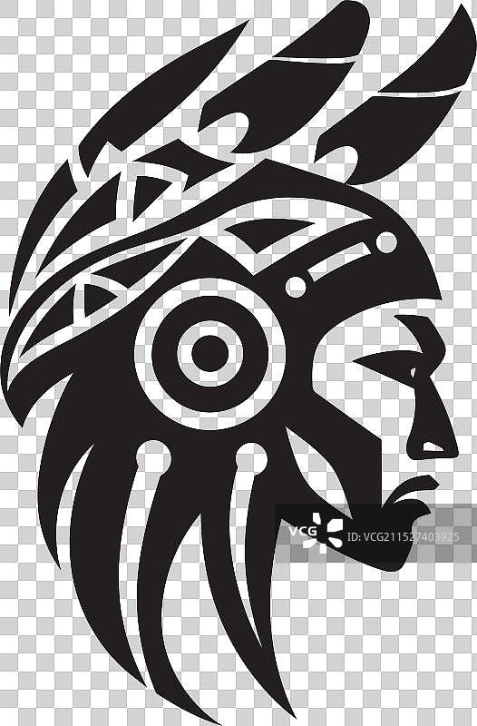 海岛和谐黑色部落女性图案图片素材