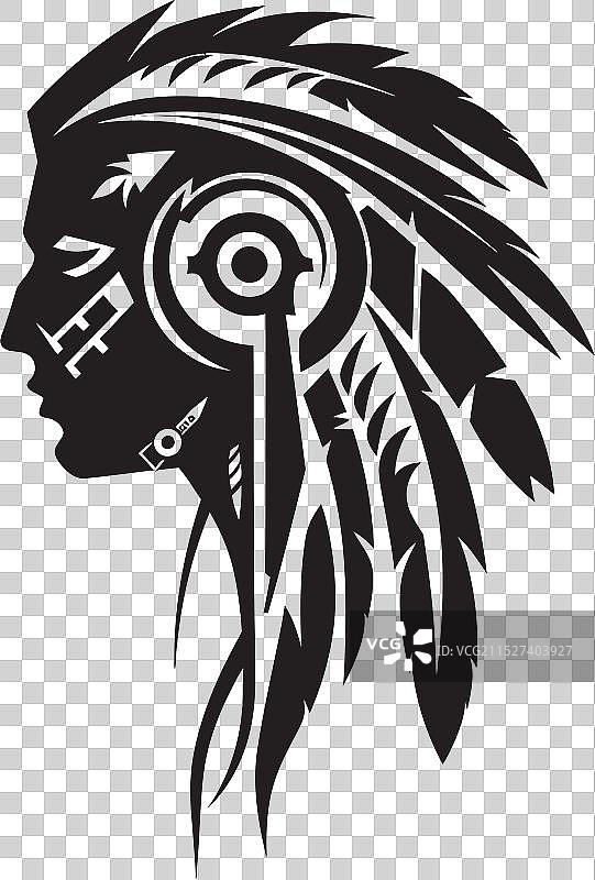 太平洋夏威夷黑人女性图标图片素材