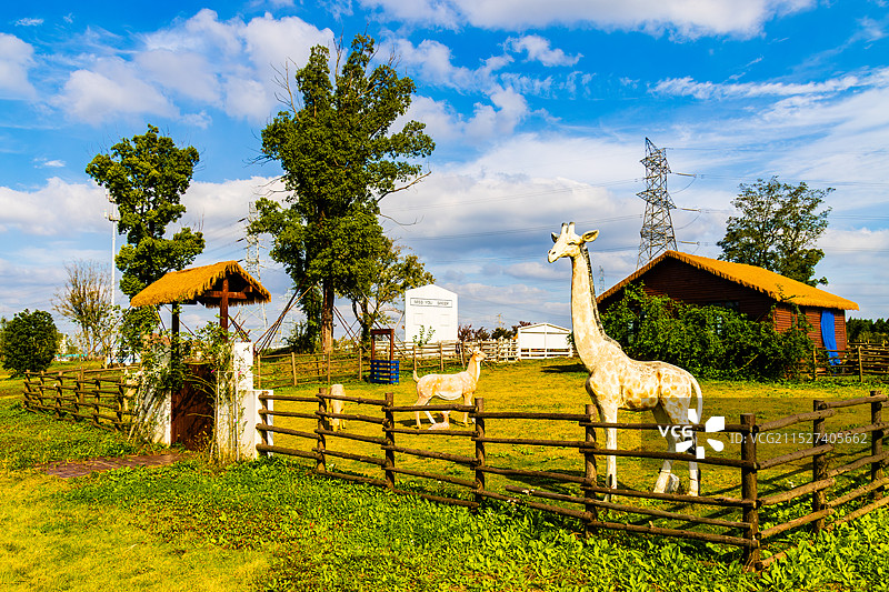 梦幻牧场（南通都市农业公园风光）图片素材