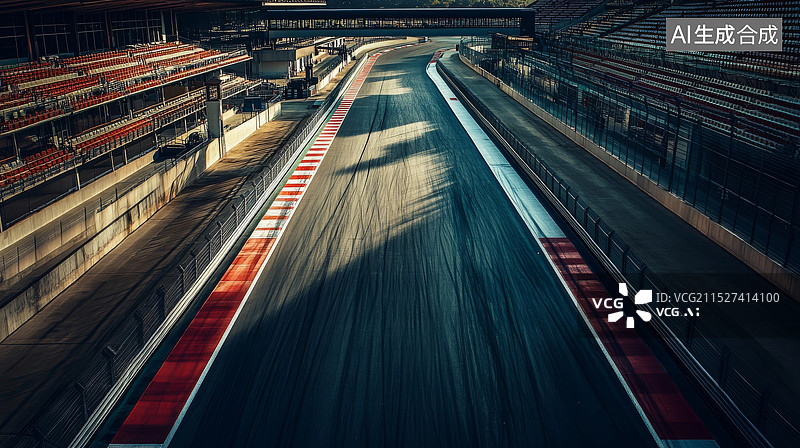 【AI数字艺术】俯瞰俯拍下的马路公路跑道赛道近景图片素材