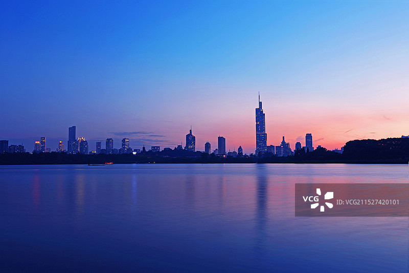江苏南京，玄武湖风景。图片素材